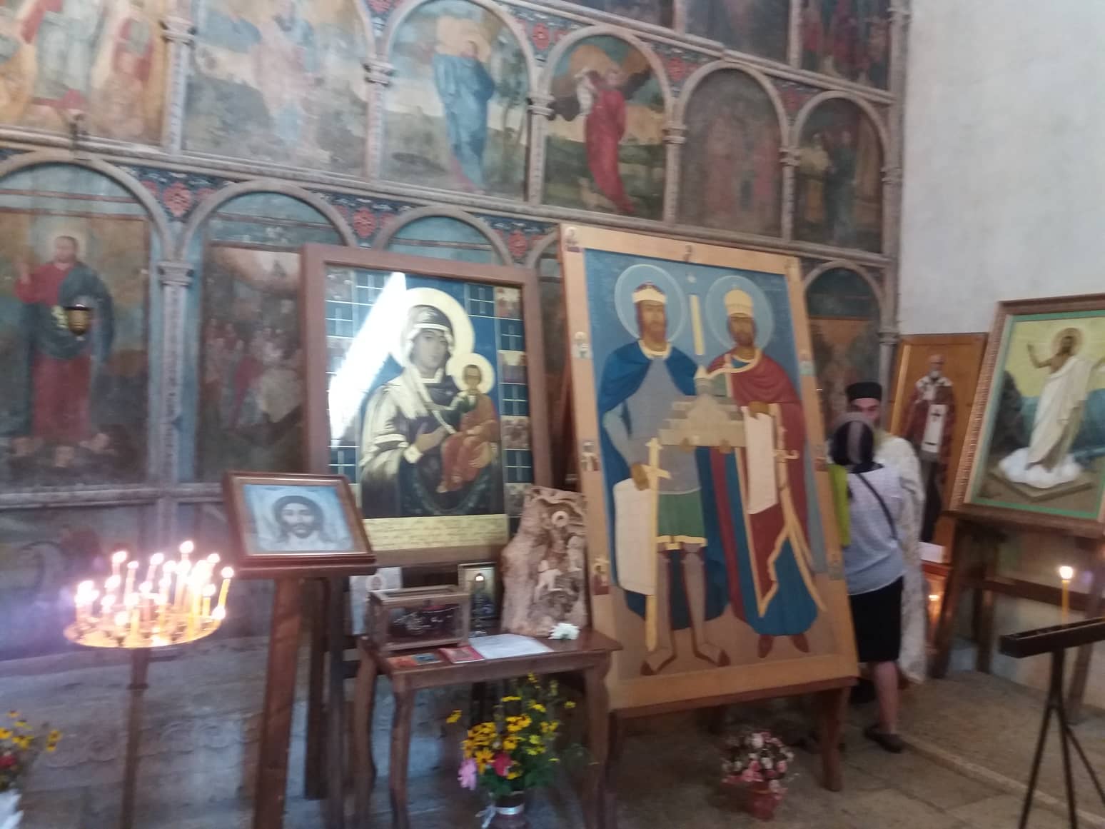ფერისცვალების სადღესასწაულო წირვა ბარაკონის ღვთისმშობლის მიძინების ტაძარში KARIBCHE