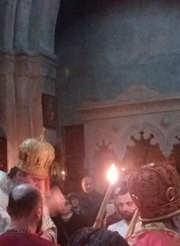 წმინდა ნინოს დღესასწაულთან დაკავშირებით სამთავროს წმინდა ნინოს დედათა მონასტერში სადღესასწაულო ღვთისმსახურენა აღავლინა სენაკისა და ჩხოროწყუს მიტროპოლიტმა, კათოლიკოს პატრიარქის თანამოსაყდრემ - მეუფე შიომ KARIBCHE