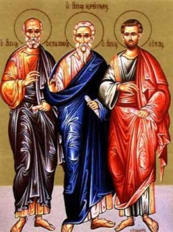 წმინდა სამოცდაათ მოციქულთაგანნი: შილა, სალუანე, კრისკენტი, ეპენეტი და ანდრონიკე (I) - 30 ივლისი (12 აგვისტო)