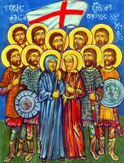 წმინდა მოწამენი, ცხრა ძმა ხერხეულიძე და დედა და დაი მათი, და მათ თანა 9 000 ქართველნი, მხედარნი და მხედართმთავარნი, მარაბდის ომში მომწყდარნი (+1625) - 03 (16) აგვისტო