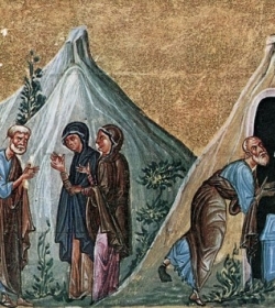 ჯვარცმულმა იესომ ღვარძლიან და გულგრილ სახეთა შორის ღვთისმოსავ დედათა ცრემლიანი თვალები დაინახა